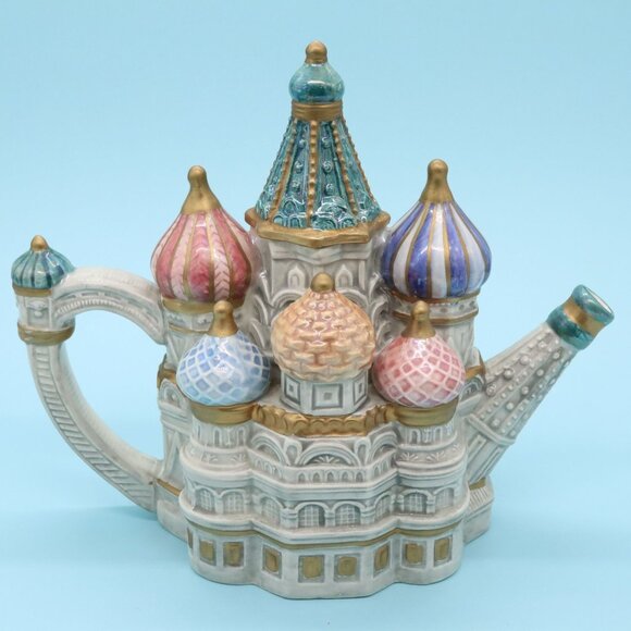 St Basil's Cathedral Teapot by Fitz & Floyd Famous Landmarks Limited Edition - Picture 6 of 10